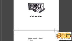 POLICE 07 Reloaded játékszabály